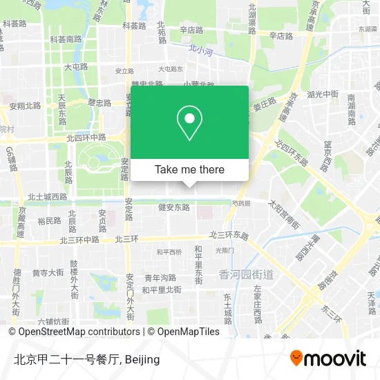 北京甲二十一号餐厅 map
