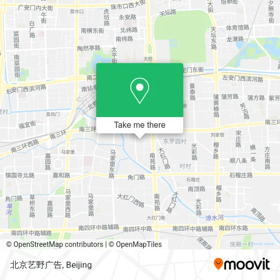 北京艺野广告 map