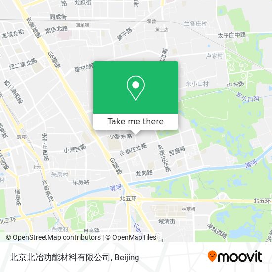 北京北冶功能材料有限公司 map