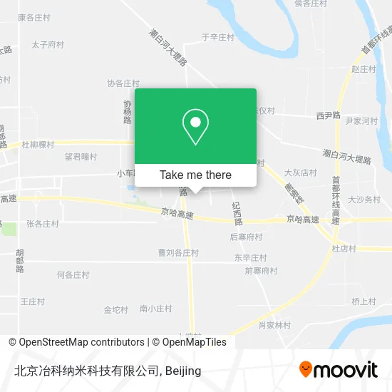 北京冶科纳米科技有限公司 map