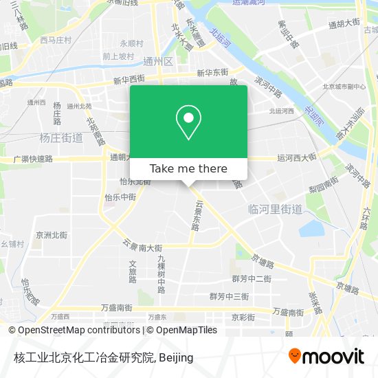 核工业北京化工冶金研究院 map