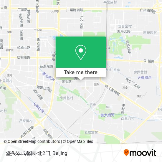 垡头翠成馨园-北2门 map