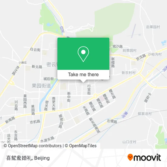 喜鸳鸯婚礼 map