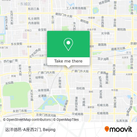 远洋德邑-A座西2门 map