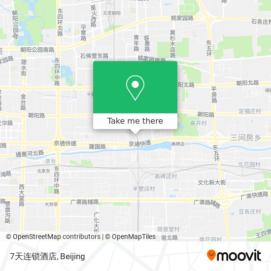 7天连锁酒店 map
