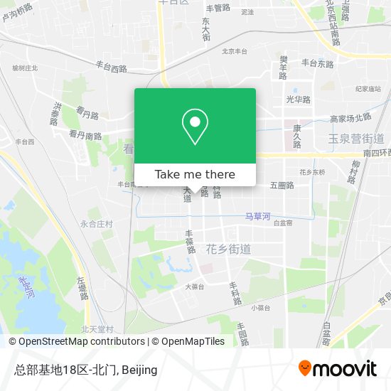 总部基地18区-北门 map
