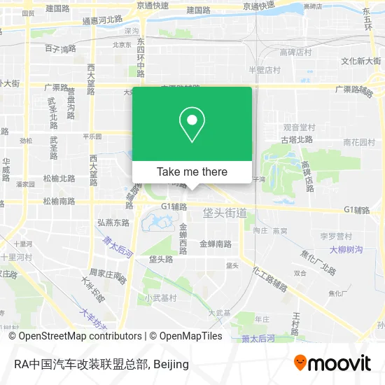 RA中国汽车改装联盟总部 map