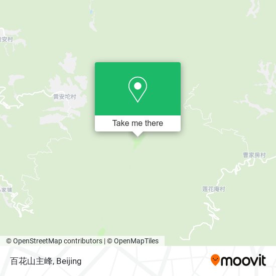 百花山主峰 map
