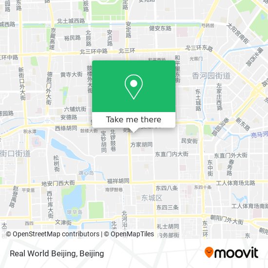 Real World Beijing map