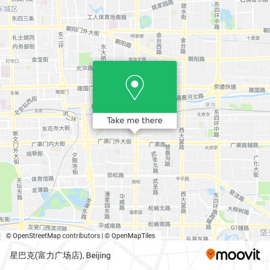 星巴克(富力广场店) map
