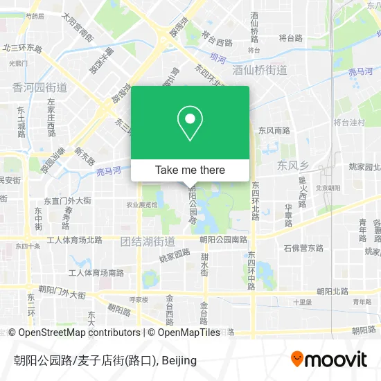 朝阳公园路/麦子店街(路口) map
