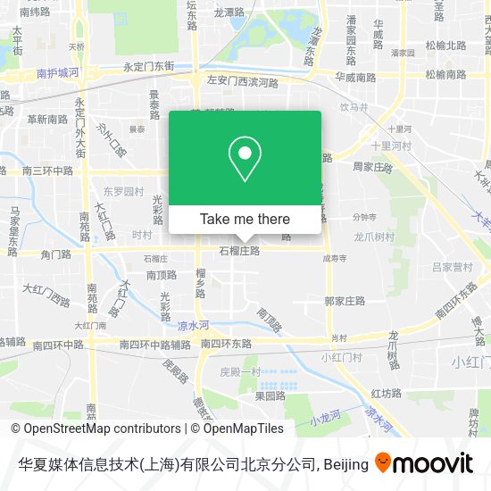 华夏媒体信息技术(上海)有限公司北京分公司 map