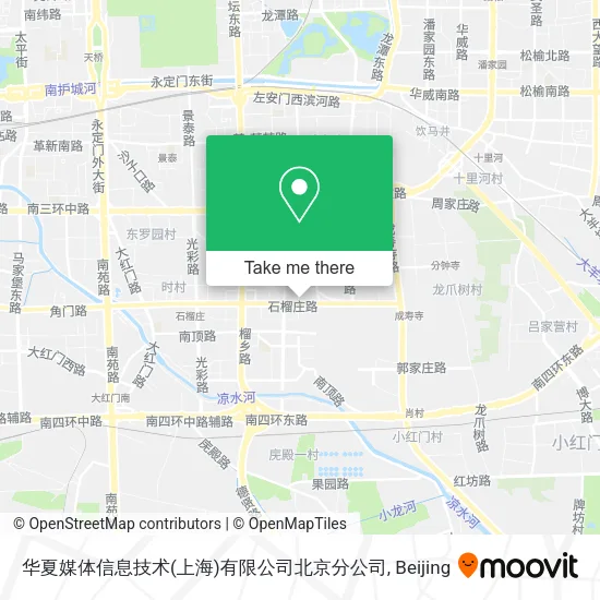 华夏媒体信息技术(上海)有限公司北京分公司 map