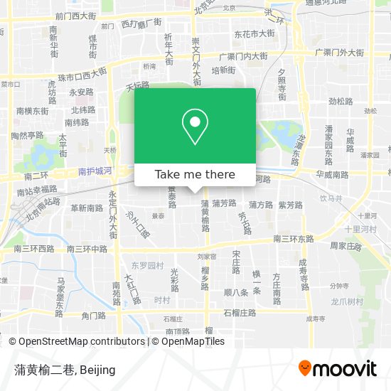 蒲黄榆二巷 map