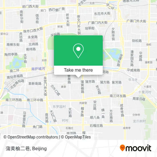 蒲黄榆二巷 map