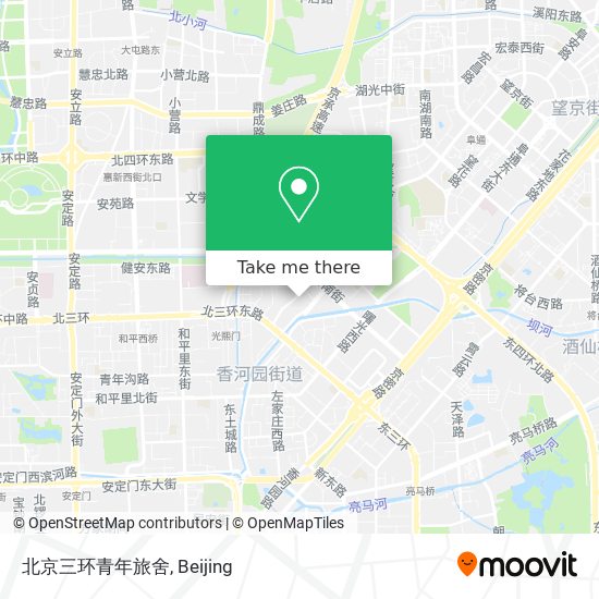 北京三环青年旅舍 map
