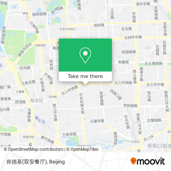 肯德基(双安餐厅) map