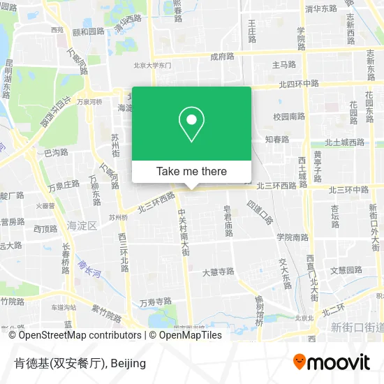 肯德基(双安餐厅) map