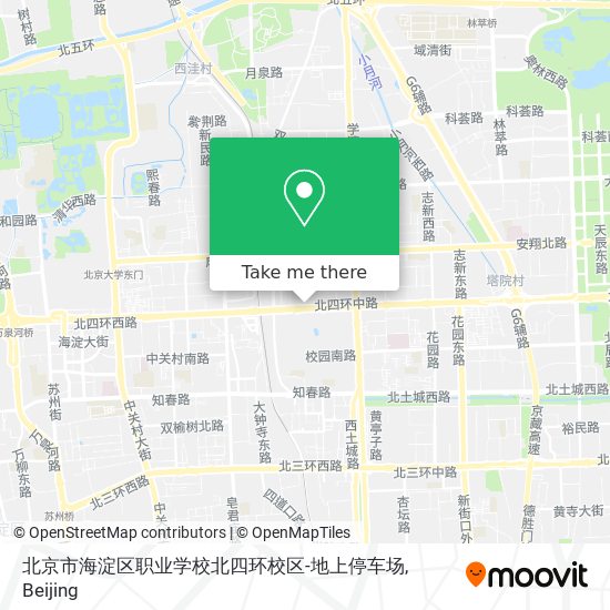 北京市海淀区职业学校北四环校区-地上停车场 map