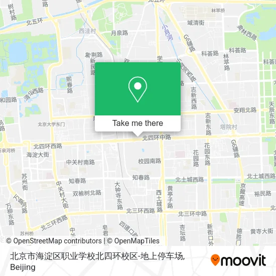 北京市海淀区职业学校北四环校区-地上停车场 map