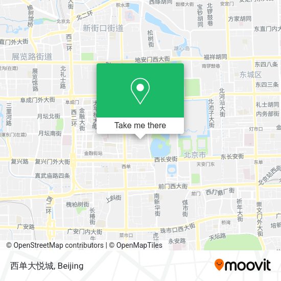 西单大悦城 map