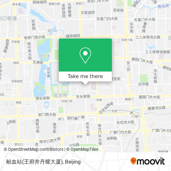 献血站(王府井丹耀大厦) map