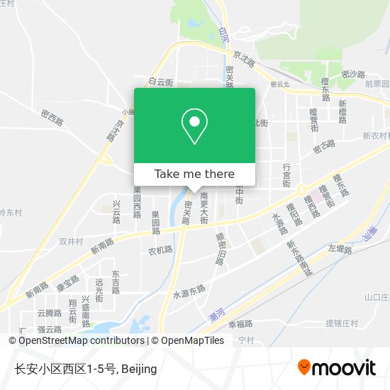 长安小区西区1-5号 map