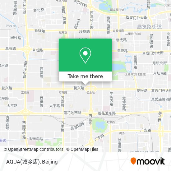 AQUA(城乡店) map