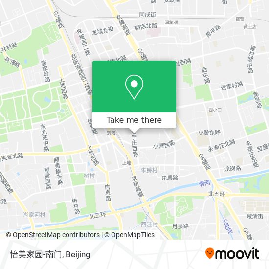 怡美家园-南门 map
