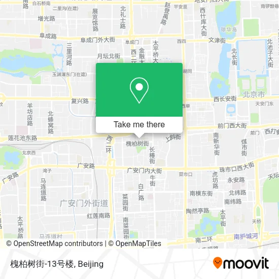 槐柏树街-13号楼 map
