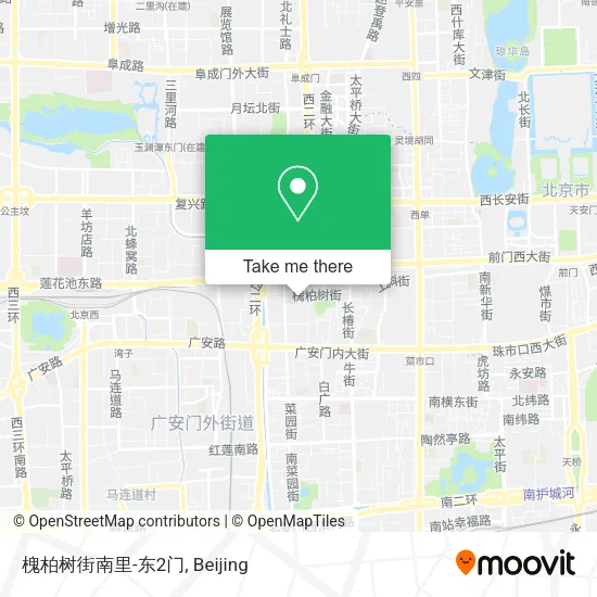 槐柏树街南里-东2门 map