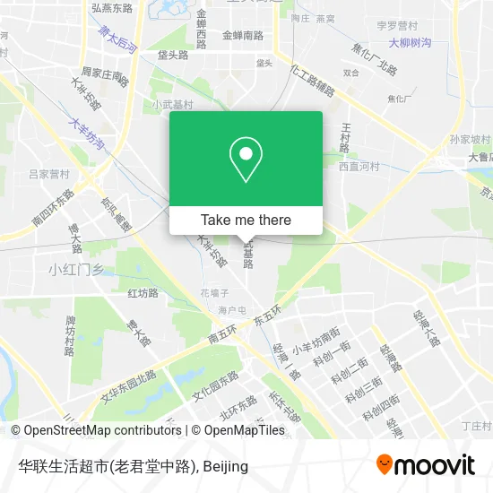 华联生活超市(老君堂中路) map