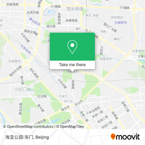 海棠公园-东门 map