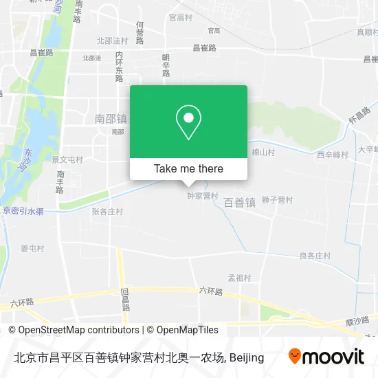 北京市昌平区百善镇钟家营村北奥一农场 map