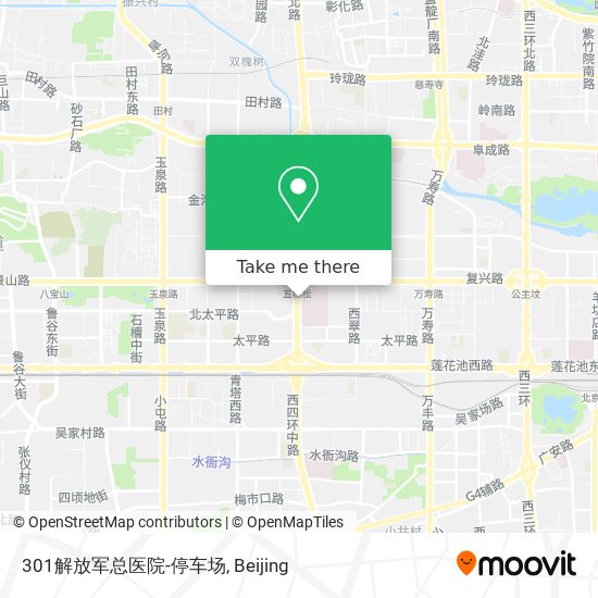 301解放军总医院-停车场 map
