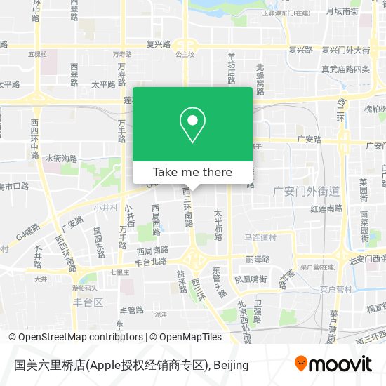 国美六里桥店(Apple授权经销商专区) map