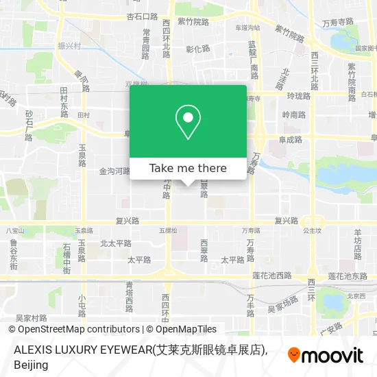 ALEXIS LUXURY EYEWEAR(艾莱克斯眼镜卓展店) map