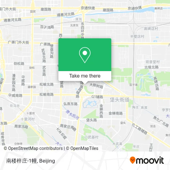南楼梓庄-1幢 map