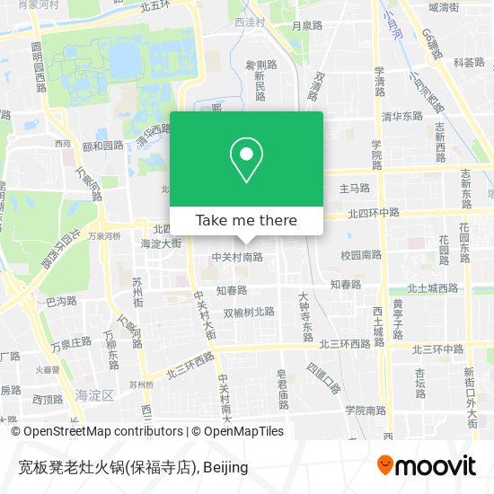 宽板凳老灶火锅(保福寺店) map