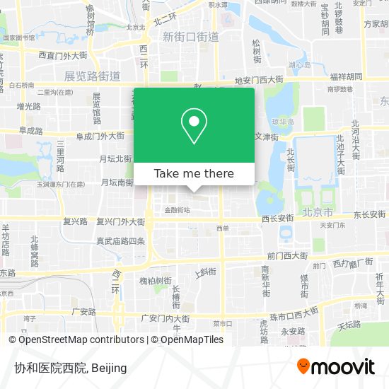 协和医院西院 map