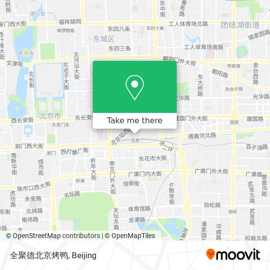全聚德北京烤鸭 map