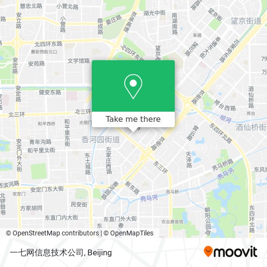一七网信息技术公司 map