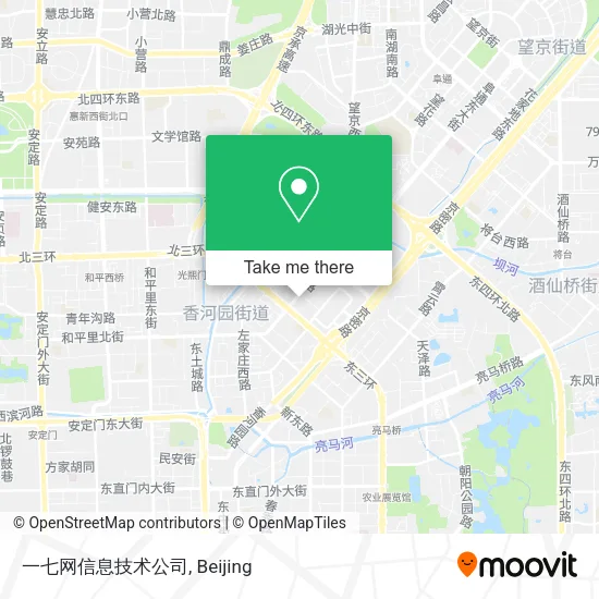 一七网信息技术公司 map
