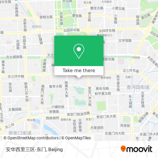安华西里三区-东门 map