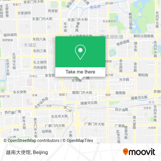 越南大使馆 map