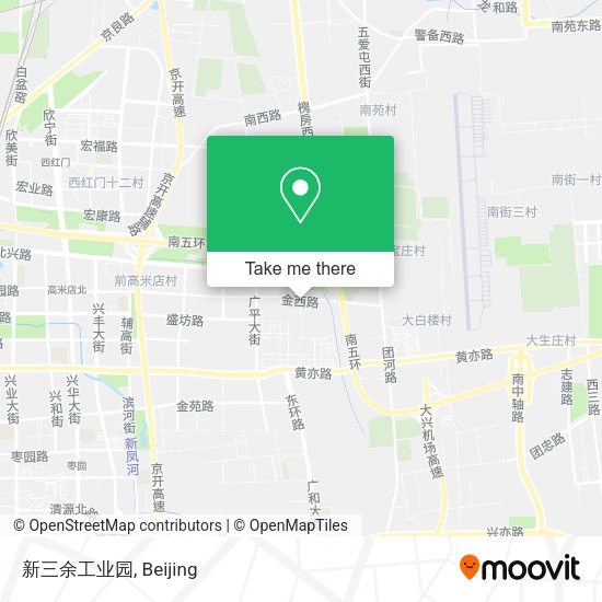 新三余工业园 map