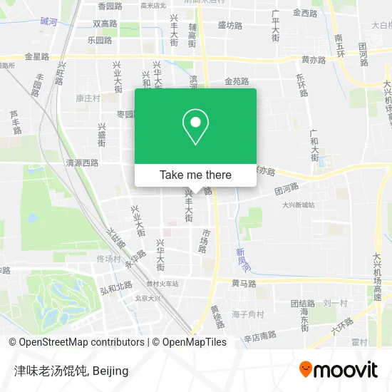 津味老汤馄饨 map