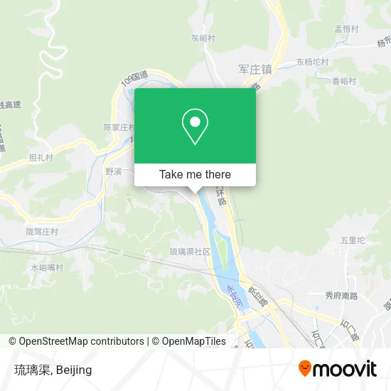 琉璃渠 map