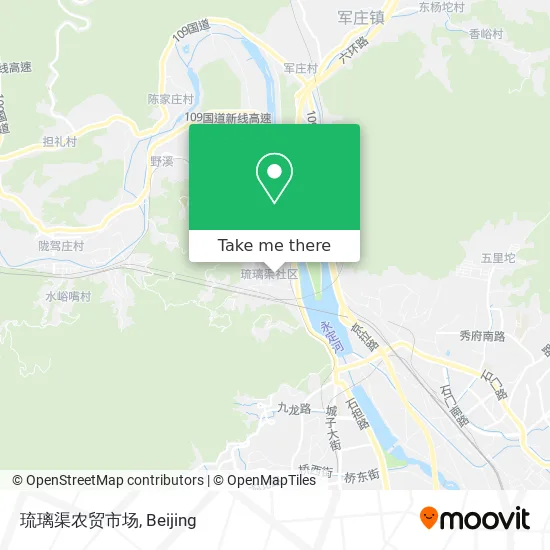 琉璃渠农贸市场 map