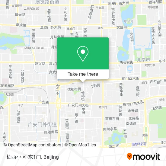 长西小区-东1门 map